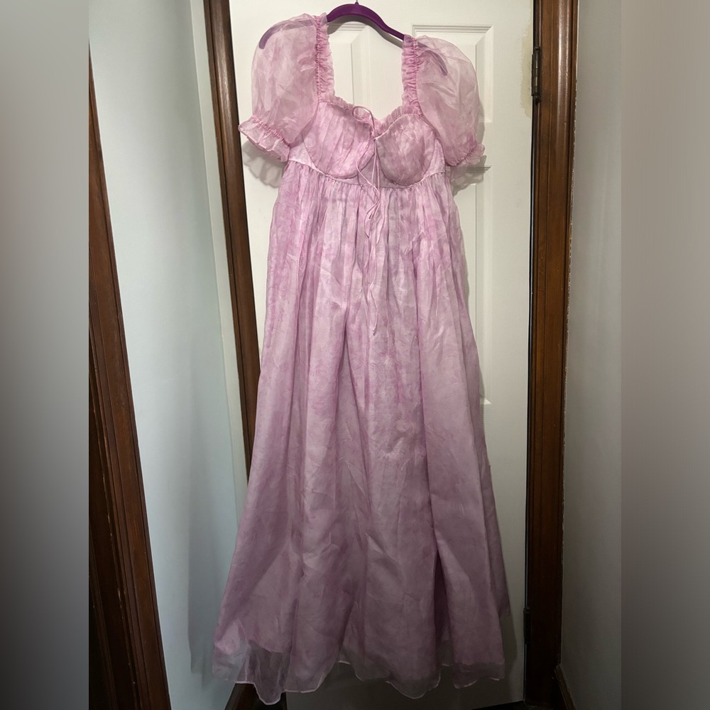 SOLD Pink porcelain seashell gown by Selkie